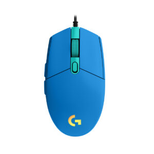 Mouse Gamer Logitech G203 LIGHTSYNC RGB – 6 Botones Programables | Sensor 8,000 DPI | Color Azul