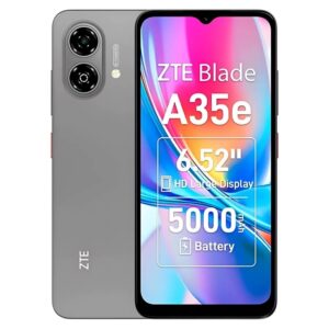 ZTE Blade A35e – Smartphone 6.75" HD+ | RAM 2+4GB, Almacenamiento 64GB | Color Gris Plata